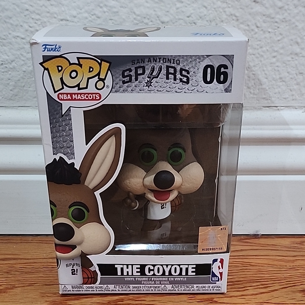 Funko Pop NBA San Antonio Spurs Mascot The Coyote